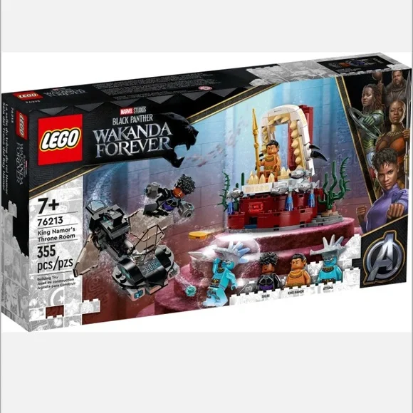 LEGO Black Panther Wakanda Forever King Namor’s Throne Room Set 76213 NWT - Picture 1 of 12